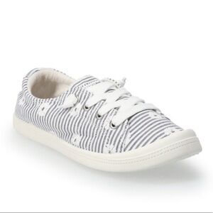 Jellypop Dallas Women's Blue Floral Slip On Sneakers